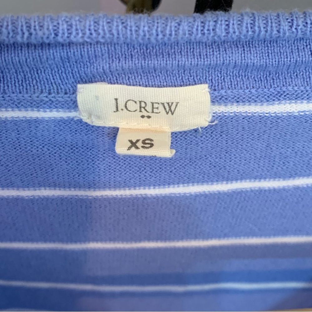 Two J. Crew Factory Periwinkle Sweaters - Picture 6 of 13